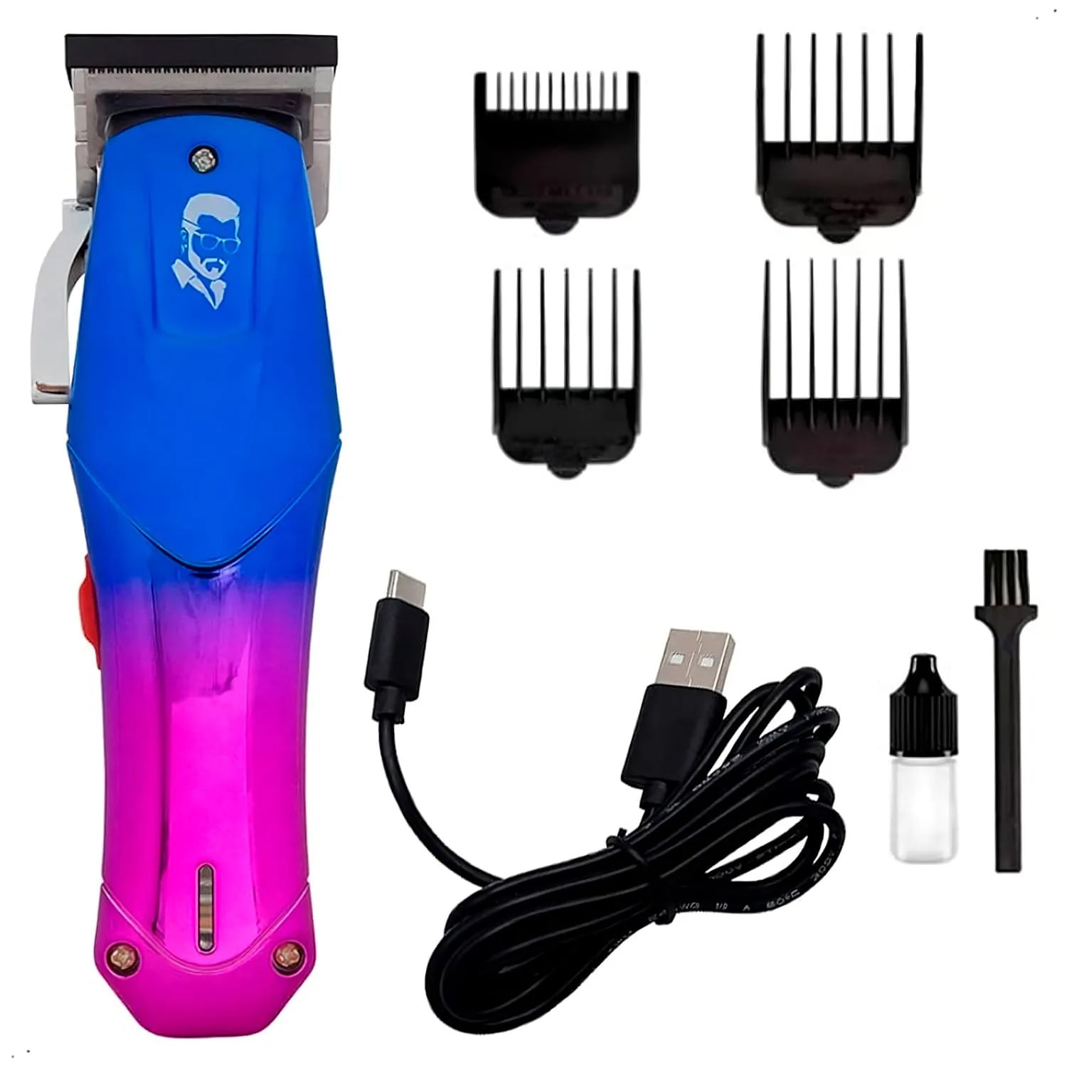 Kemei Maquina de Cortar Cabello Inalámbrica Profesional KM-1218