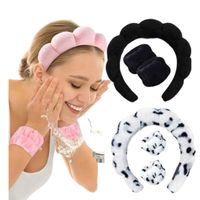 Vincha Diadema Para Skincare Con Muñequeras