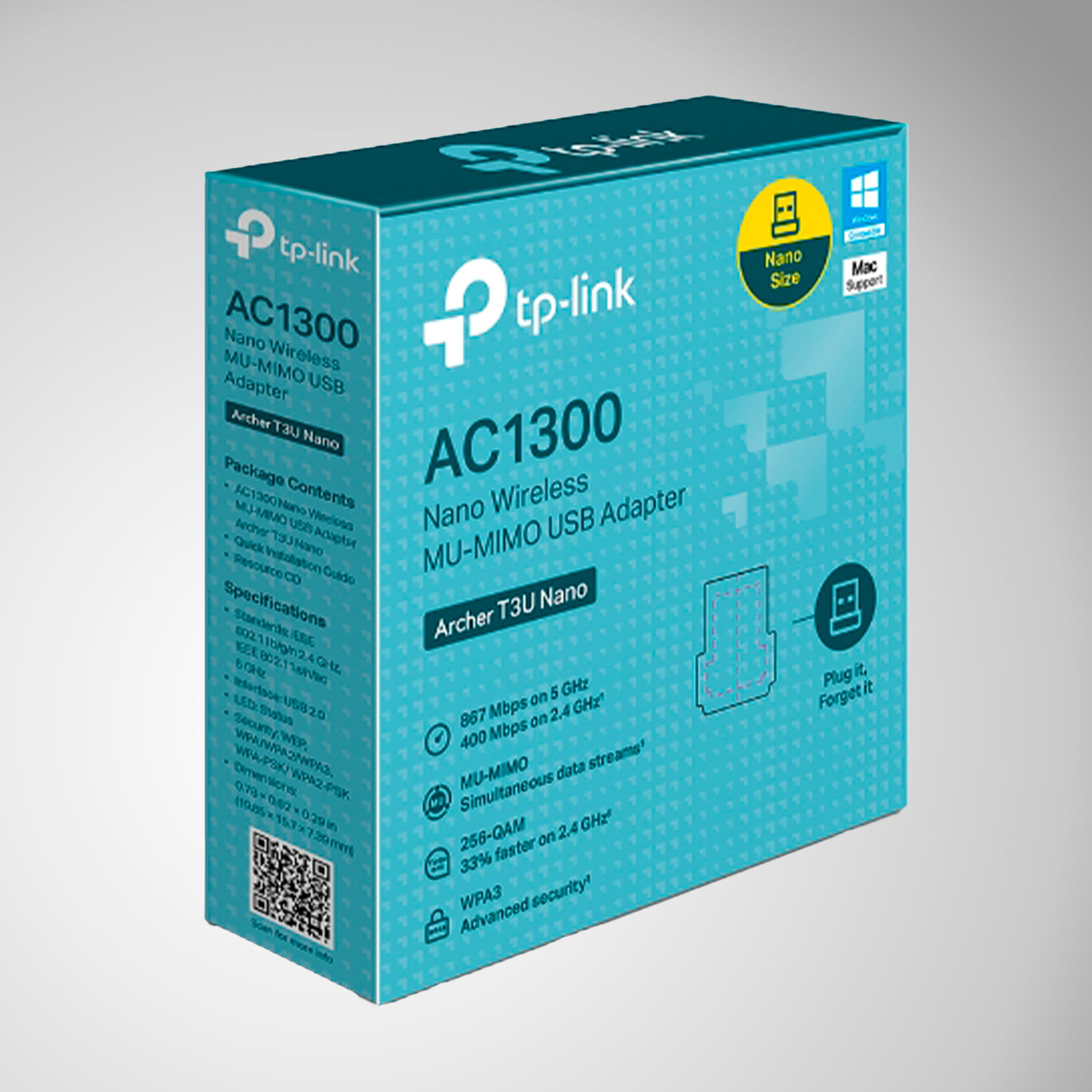 Tp-link Archer T3U Nano AC1300 Nano Dual Band Wi-fi