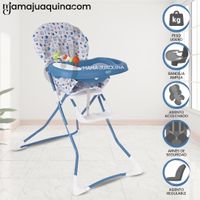 Silla de Comer «SICKY» con Bandeja Removible - Azul