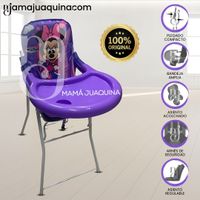 Silla de Comer «MICK MOUSE» Morado