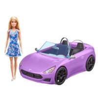 Muñeca Barbie Con Vehículo Convertible