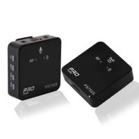 Micrófono inalámbrico lavalier Pro Series, ideal para grabación