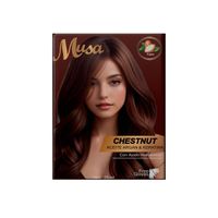 Shampoo Tinte Castaño 1C con Argan 25mlx10 en Sachets Musa