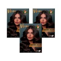 Shampoo Tinte Castaño Oscuro 2C 25mlx10 en Sachets Musa 3 und