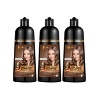Shampoo Tinte Marron Claro 5N con Argan 400ml Musa 3 und
