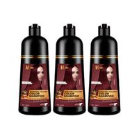 Shampoo Tinte Burgundy 7.66 con Keratina 400ml Musa 3 und