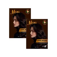 Shampoo Tinte Marron Oscuro 3N 25mlx10 en Sachets Musa 2 und