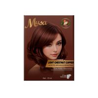 Shampoo Tinte Castaño Claro 5C 25mlx10 en Sachets Musa
