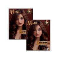 Shampoo Tinte Castaño 1C con Argan 25mlx10 en Sachets Musa 2 und