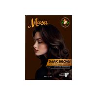 Shampoo Tinte Marron Oscuro 3N 25mlx10 en Sachets Musa