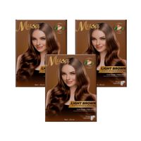 Shampoo Tinte Marron Claro 5N 25mlx10 en Sachets Musa 3 und
