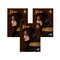 Shampoo Tinte Marron Oscuro 3N 25mlx10 en Sachets Musa 3 und