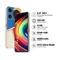 Celular ZTE Nubia Music 6.6"" 128GB, 4GB+4GB RAM, Cámara 50MP , ART