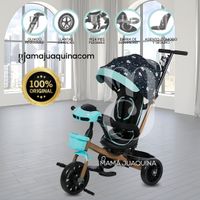Triciclo Guiador con Bluetooth para Niños «ROY» Menta