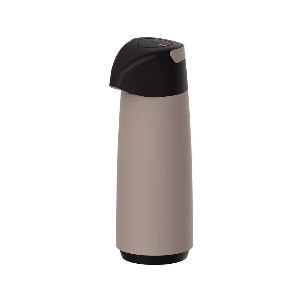 TERMO CON SIFON TRAMONTINA DE 1.8 LT BEIGE CON NEGRO