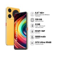 Celular Libre ZTE Nubia Music 6.6"" 128 GB 4 GB + 4 GB RAM Naranja - MEGA IMPORT