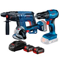 Esmeril 5"" GWS 180 + Rotomartillo GBH 180 + Taladro GSB 185