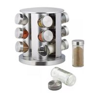 Set de Condimenteros 12 Frascos Con Base Giratorio - 90390404 (JYA)