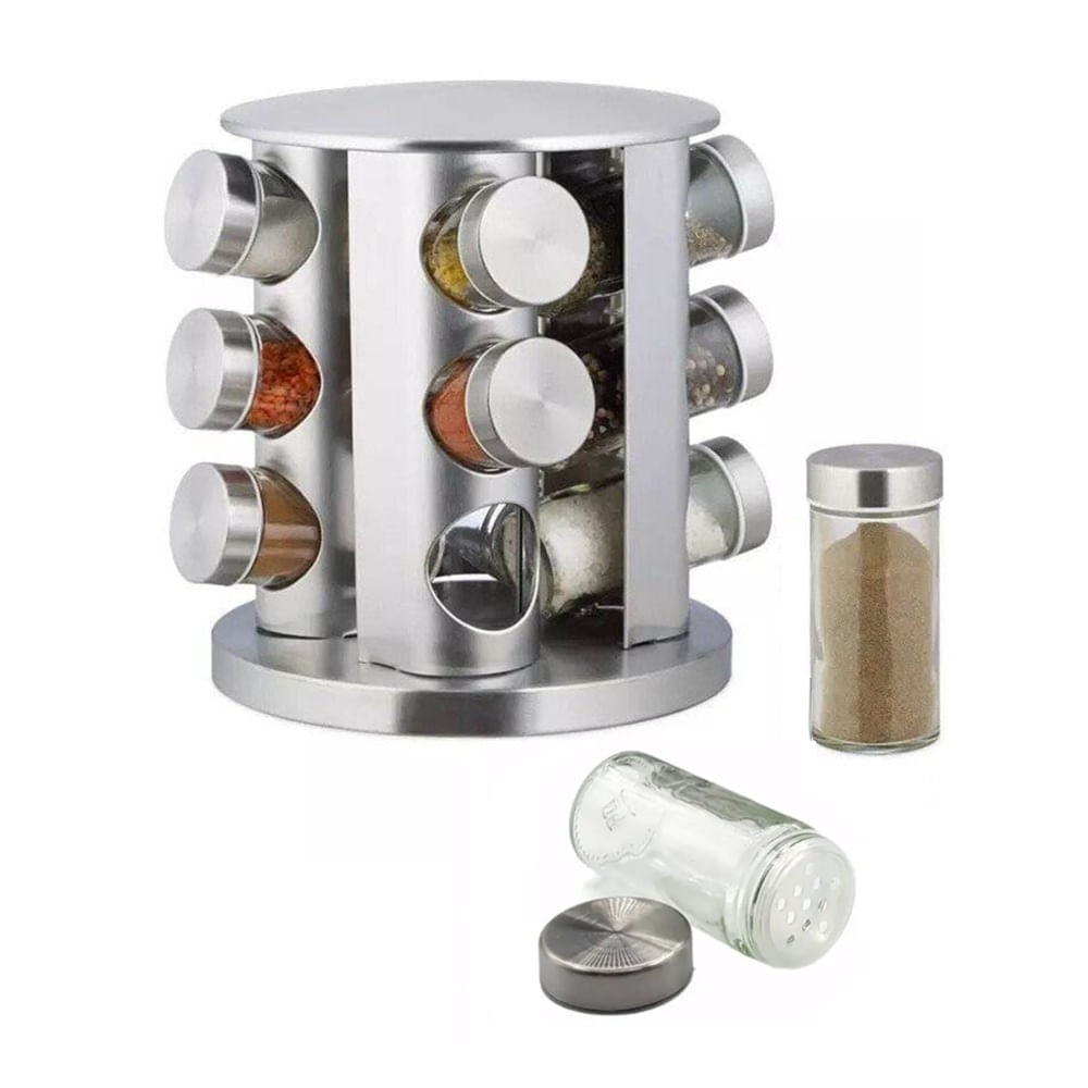 Set de Condimenteros 12 Frascos Con Base Giratorio - 90390404 (JYA)
