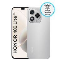 Celular Honor 400 Lite 5G 256GB, 12GB RAM, cámara principal 108MP + 5MP, frontal 16MP, 6.7"", Velvet Grey + Cargador/Case de regalo
