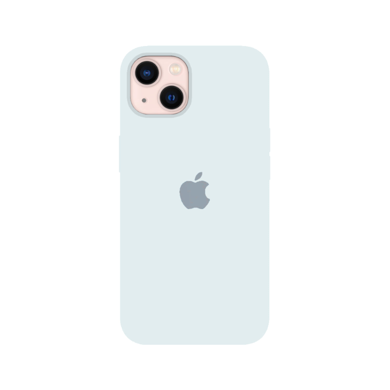 CASE COMPATIBLE CON IPHONE 13 DE SILICONA LIGHTSTEELBLUE