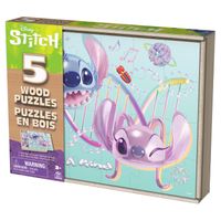 Pack X 5 Rompecabezas Lilo & Stitch Cartón