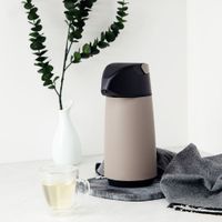 Termo con Sifón 1 Lt Beige c/Negro - Tramontina (JYA)