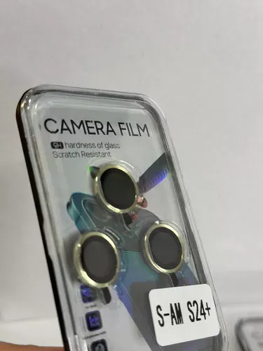 Micas de Camara Individuales Metal Dorado para Samsung S24