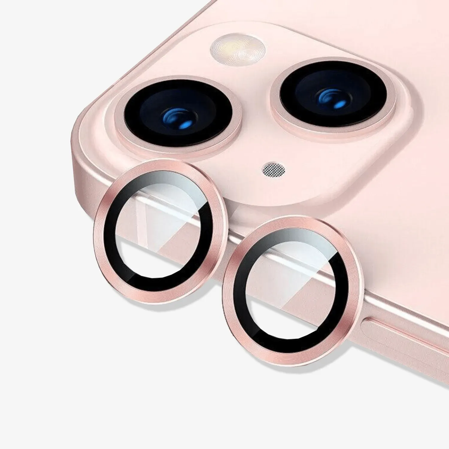 Micas de Camara Individuales Metal Rosado para Iphone 13 / 13 Pro Max