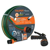 Combo manguera de riego 20m Pistola de riego Truper