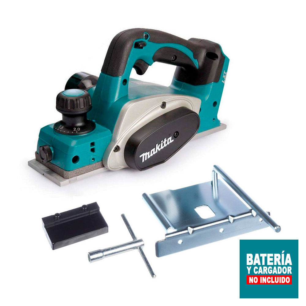 Cepillo Inalámbrico Makita 18V 82 mm 2.0 mm 14,000 RPM DKP180Z sin Batería ni Cargador