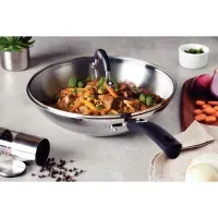Sartén Wok con Tapa 28 cm Solar Silicone - 62138/280 Tramontina (JYA)