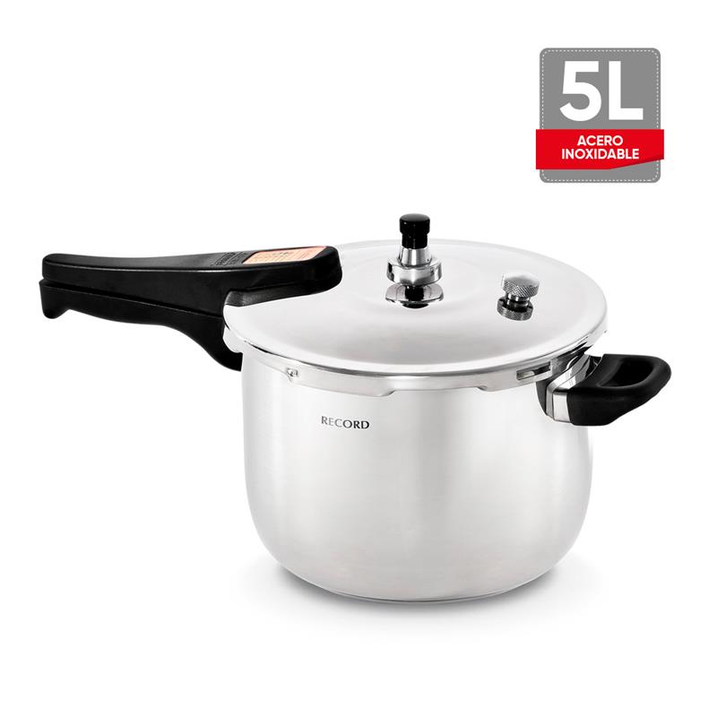 Olla a Presión de Acero Inoxidable 5 Litros | Segura y Duradera - 0864050125 (JYA)