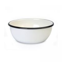 Tazón Acero Vitrificado Blanco N°26-0640260000 (JYA)