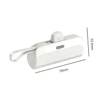 CARGADOR PORTÁTIL 5000mAh 20W Tipo C MODELO RPP-76 Blanco