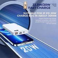 CARGADOR PORTÁTIL 20000mAh PD20W+QC22.5W MODELO RPP-292 Blanco