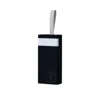 CARGADOR PORTÁTIL with LED Light 30000mAh PD20W+QC22.5W MODELO RPP-320 Negro