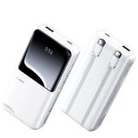 CARGADOR PORTÁTIL 20000mAh PD 20W+ QC 22.5W MODELO RPP-680 Blanco