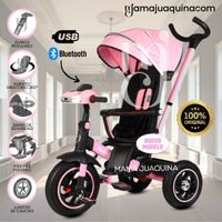 Triciclo Guiador para Niños «BUMER» Rosa