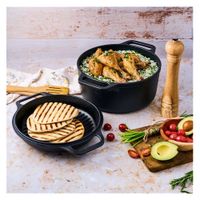 OLLA COMBO COOKER DE HIERRO FUNDIDO VICTORIA 5.7 LT