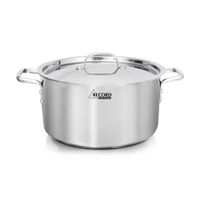 OLLA PROFESSIONAL RECORD DE ACERO INOXIDABLE CON TAPA 22 CM