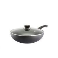 SARTEN WOK RECORD ANTIADHERENTE CON TAPA 30 CM DE DIAMETRO
