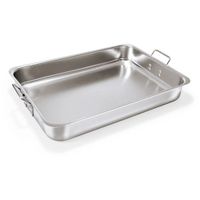BANDEJA ASADERA ABRILLANTADA DE ALUMINIO RECORD 40 X 30 CM