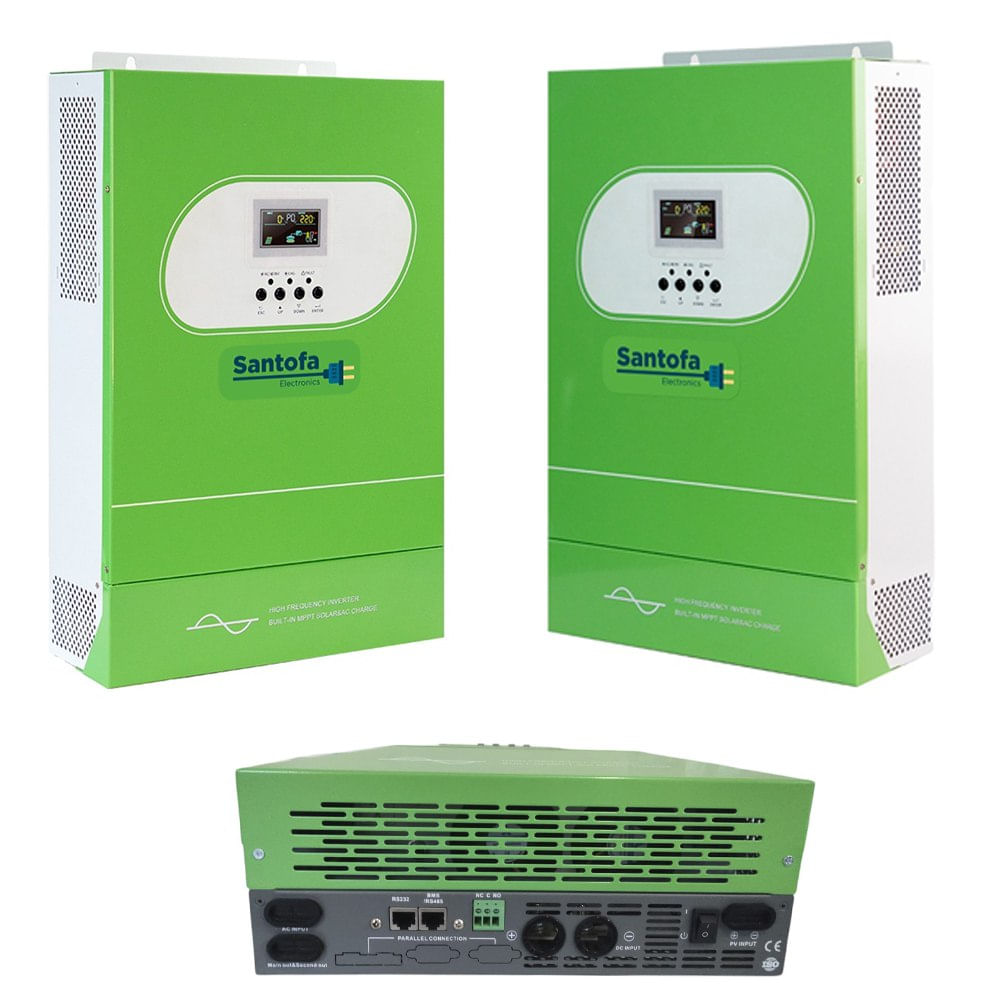 Inversor De Corriente Hibrido Onda Pura 48v 5.500w 100a Mppt