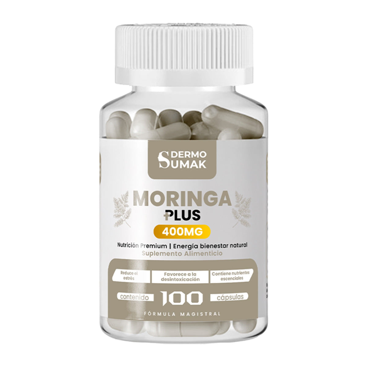 Moringa Plus 400mg - 100 Cap - Dermo Sumak