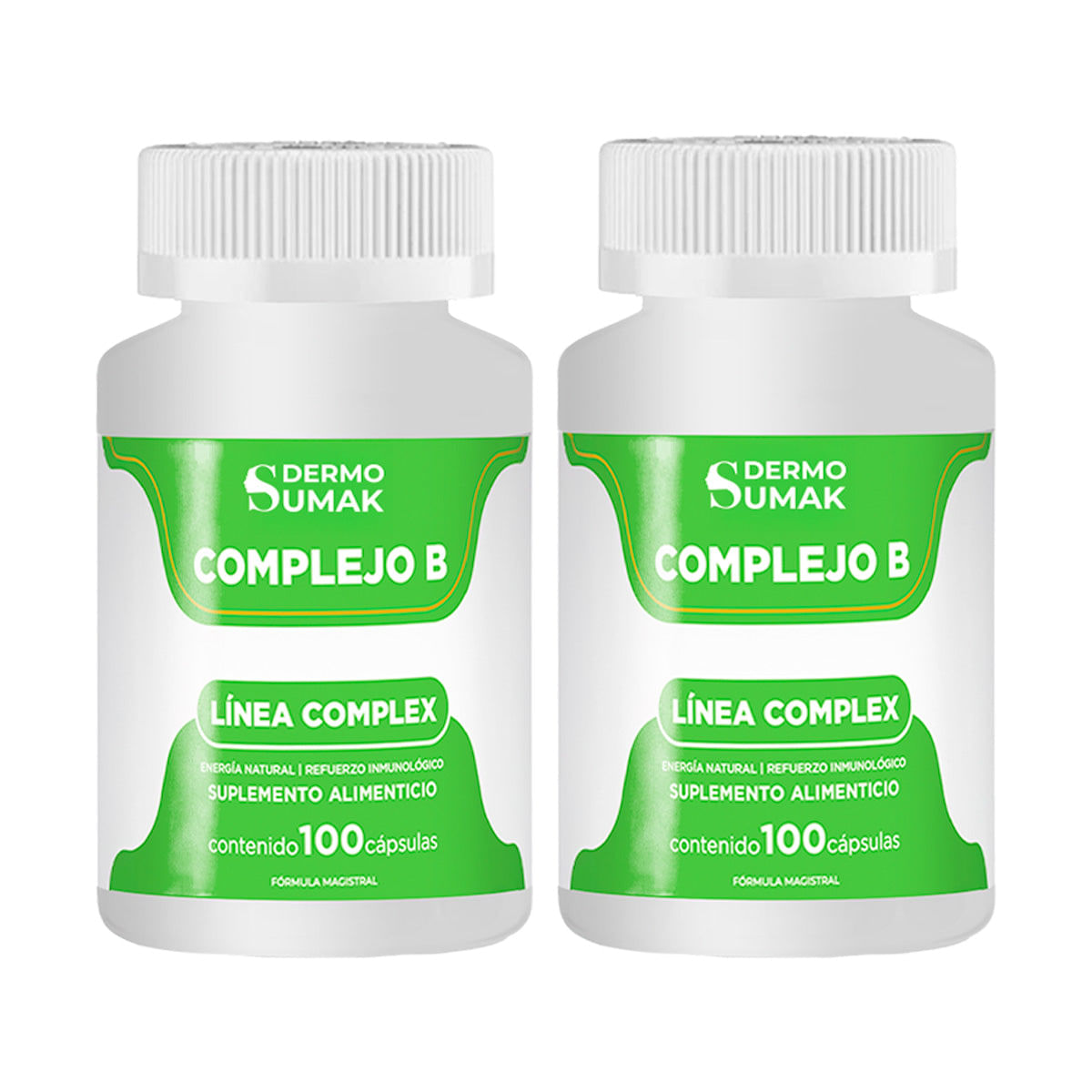 Complejo B Complex 300mg - 100 Cap - Dermo Sumak 2 und