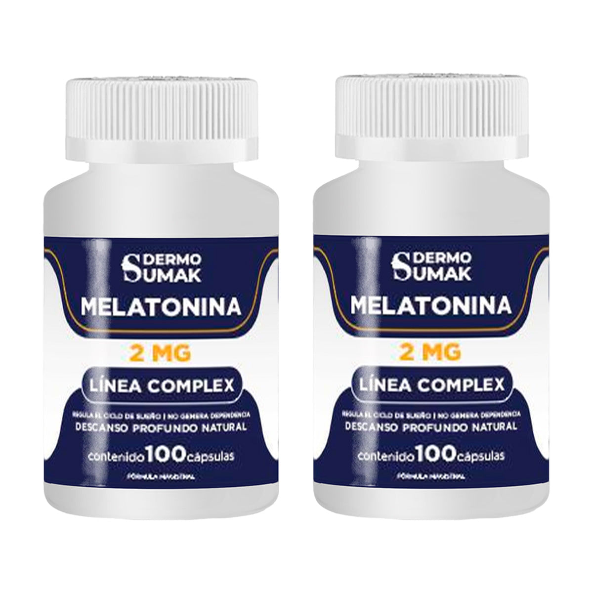 Melatonina Complex 2mg - 100 Cap - Dermo Sumak 2 und
