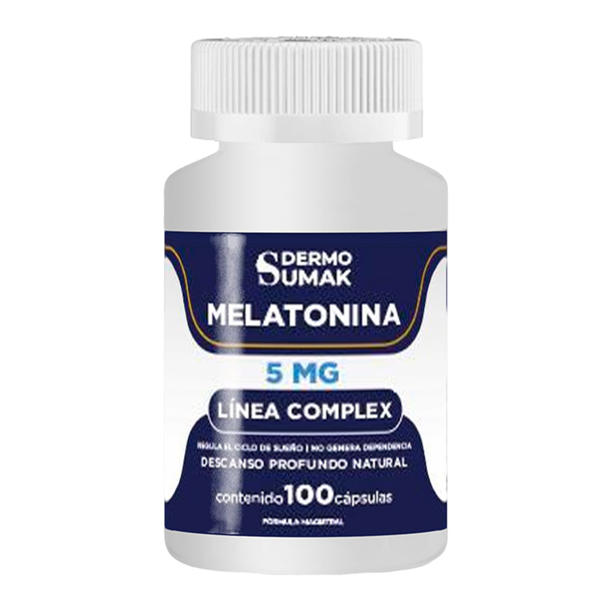 Melatonina Complex 5mg - 100 Cap - Dermo Sumak