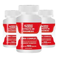 Citrato Complex de Magnesio Energia Natural 400mg - 100 Cap - Dermo Sumak 3 und